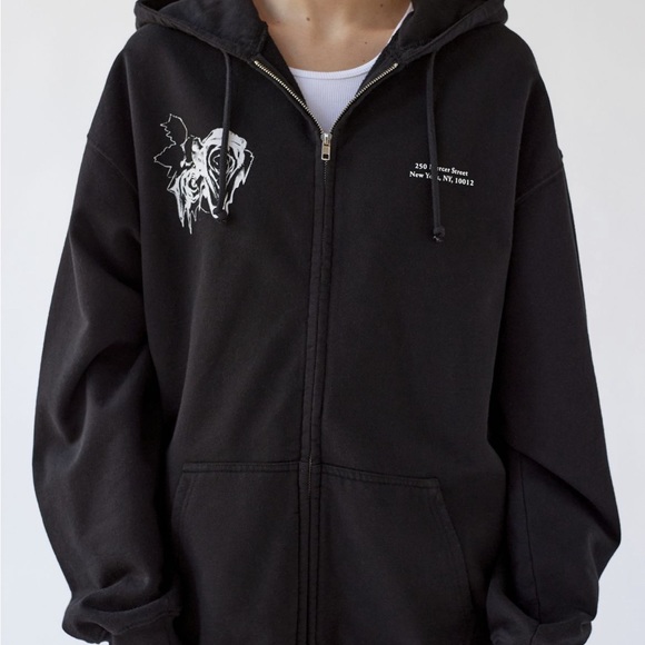 Mercer street flowers zip up sweatershirt - Picture 5 of 5